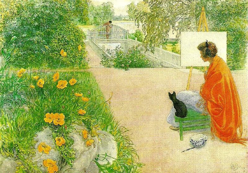 Carl Larsson bron oil painting picture